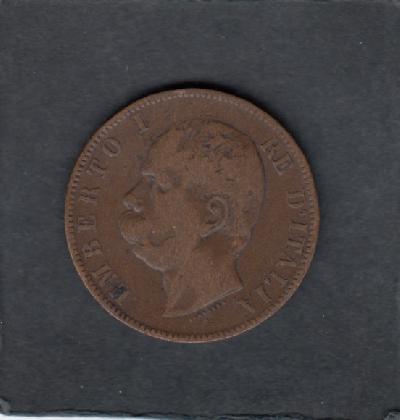 Beschrijving: 10 Centesimi UMBERTO I 